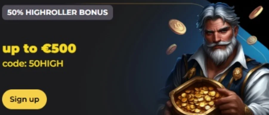 highroller bonus 50%
